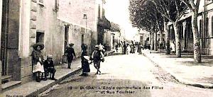 2734- Blida - Ecole Communale et Rue Fournier2